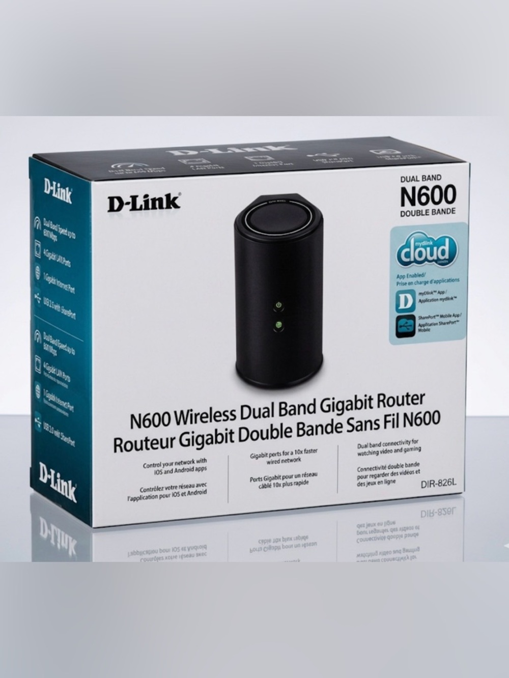 D-Link: DIR-826L N600 Wireless Dual Band Gigabit Router